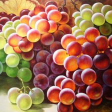 Схема вышивки «Виноград»