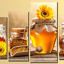 Схема вышивки «Баночки с медом»