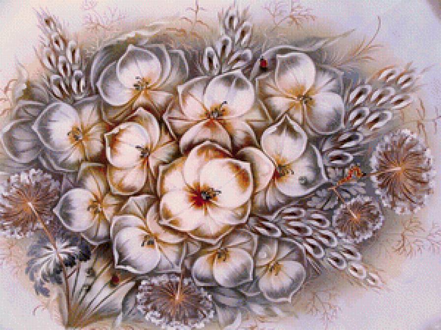 Букет цветов - цветы - предпросмотр