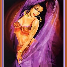 Схема вышивки «восточный танец»