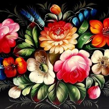 Схема вышивки «Серия "Флора"»