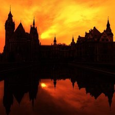 Схема вышивки «силуэт»