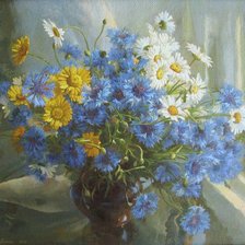 Схема вышивки «Полевые цветы»