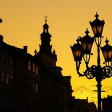 Схема вышивки «силуэт»