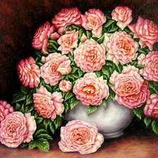 Схема вышивки «Розы»