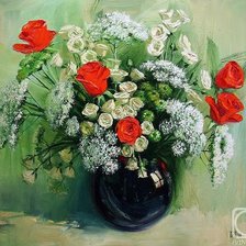 Схема вышивки «Букет»