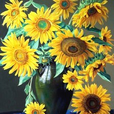 Схема вышивки «Подсолнухи»