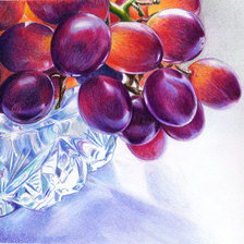 Схема вышивки «Виноград»