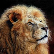 Схема вышивки «Лев»