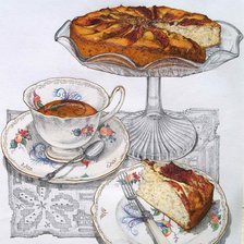 Схема вышивки «Чашечка чая»