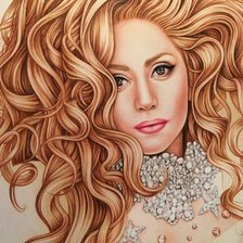 Схема вышивки «Девушка»