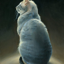 Схема вышивки «Кот»