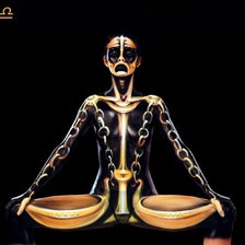 Схема вышивки «Знак зодиака Весы»