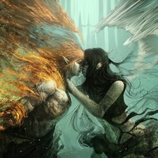 Схема вышивки «Пара»