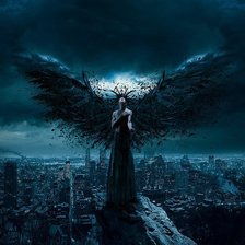 Схема вышивки «Темный Ангел»