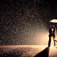 Схема вышивки «Пара под зонтом»