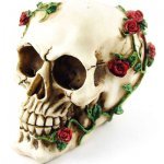 Схема вышивки «Череп»