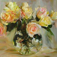 Схема вышивки «Букет роз»