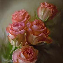 Схема вышивки «розы»