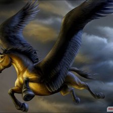 Схема вышивки «пегас»