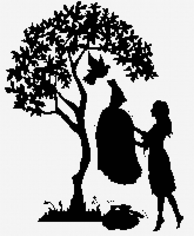 силуэт - силуэт, сказка - предпросмотр