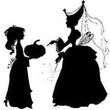 Схема вышивки «силуэт»