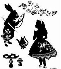 Схема вышивки «силуэт»