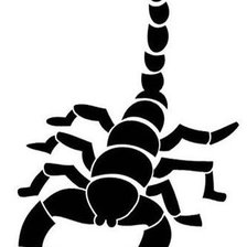 Схема вышивки «Скорпион»