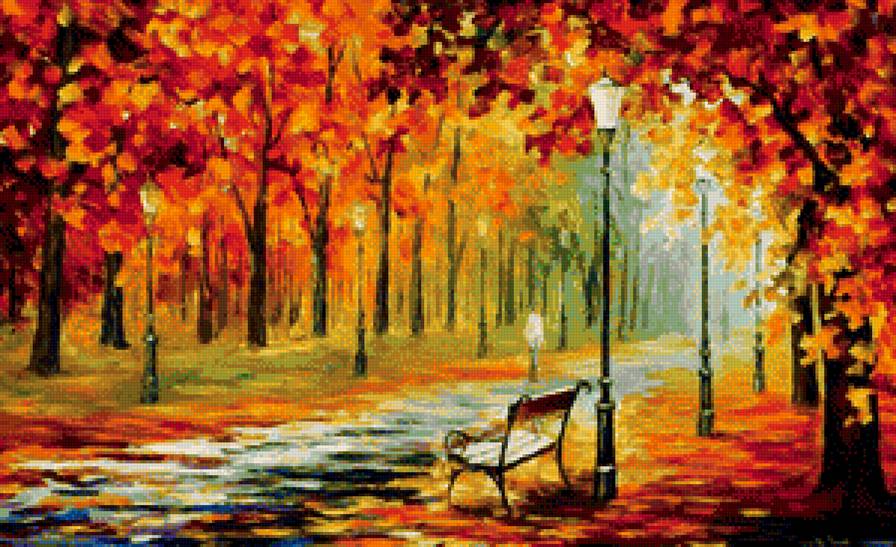 Осенняя аллея - грэм геркен, осень - предпросмотр