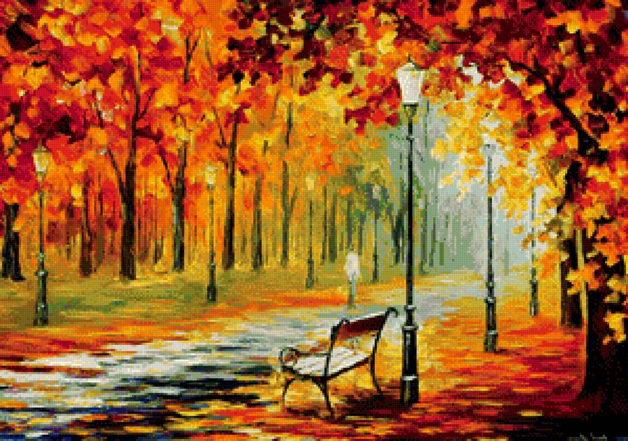 Осенняя аллея - осень, грэм геркен - предпросмотр