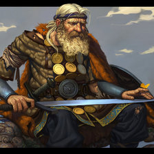 Схема вышивки «старый воин»