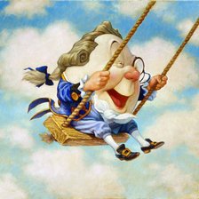 Схема вышивки «шалтай болтай»