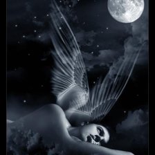 Схема вышивки «ангел»