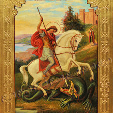 Схема вышивки «георгий победоносец»