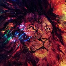 Схема вышивки «лев»