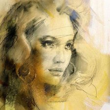 Схема вышивки «"женский образ"»