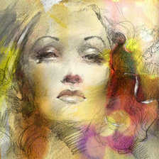 Схема вышивки «"женский образ"»