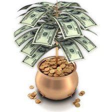 Схема вышивки «денежный цветок»