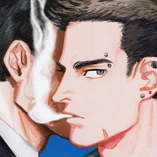 Схема вышивки «манга»