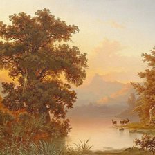 Схема вышивки «Восход солнца»