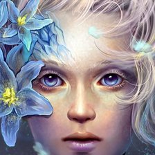 Схема вышивки «девушка»