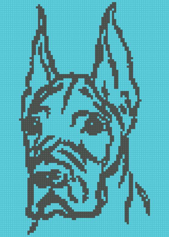 Немецкий дог - монохром, дог, собаки - предпросмотр