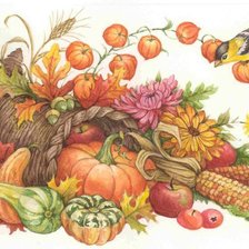 Схема вышивки «Рог изобилия»