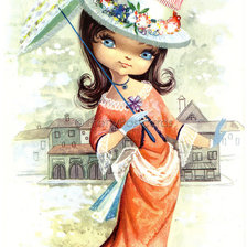 Схема вышивки «Мисс»