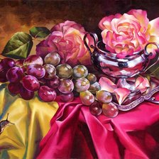 Схема вышивки «цветы»