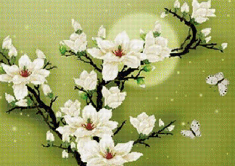 Цветущая ветвь - предпросмотр