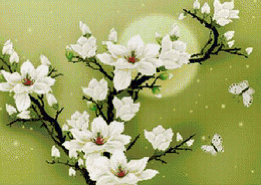 Цветущая ветвь - предпросмотр