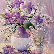 Схема вышивки «Нежный букет»