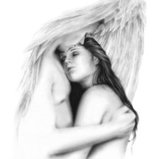 Схема вышивки «Любимый ангел»