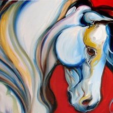 Схема вышивки «лошадь»